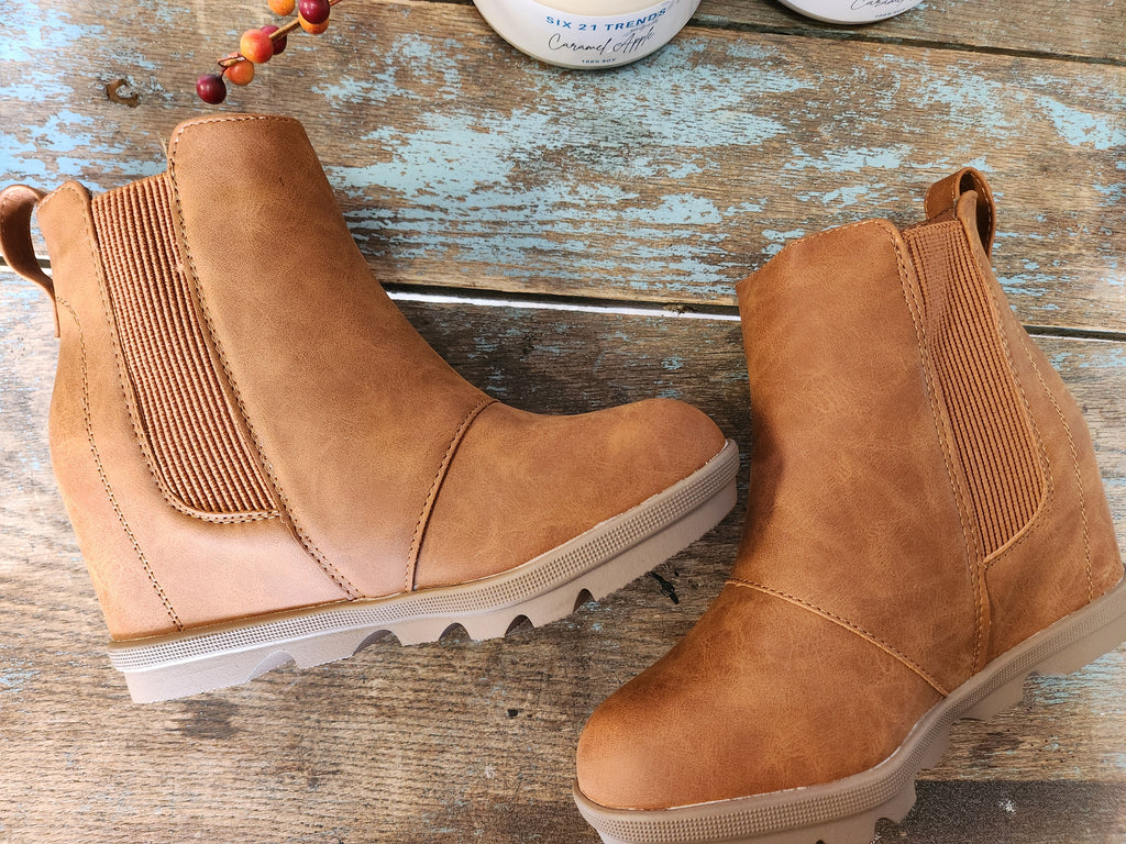 Fall Feels Tan Bootie