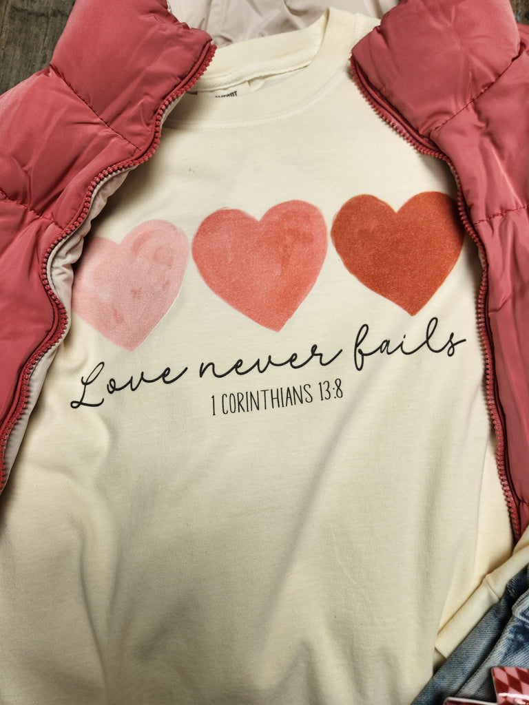 Love Never Fails Longsleeve