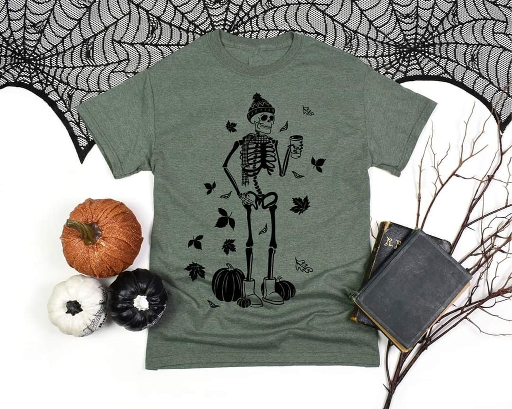 Fall Skeleton Tee