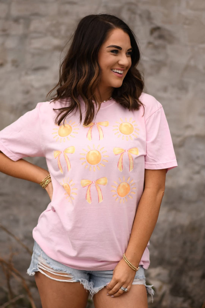 PRE-ORDER Sun & Bows Tee (Adult)