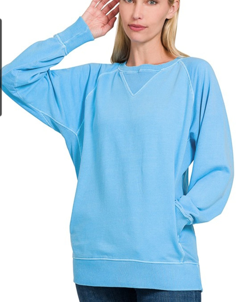 French Terry Pullover w/ Pockets (2 Colors)