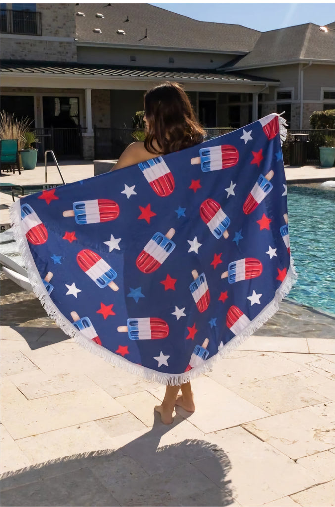 Oversized Patriotic Towel (2 styles)