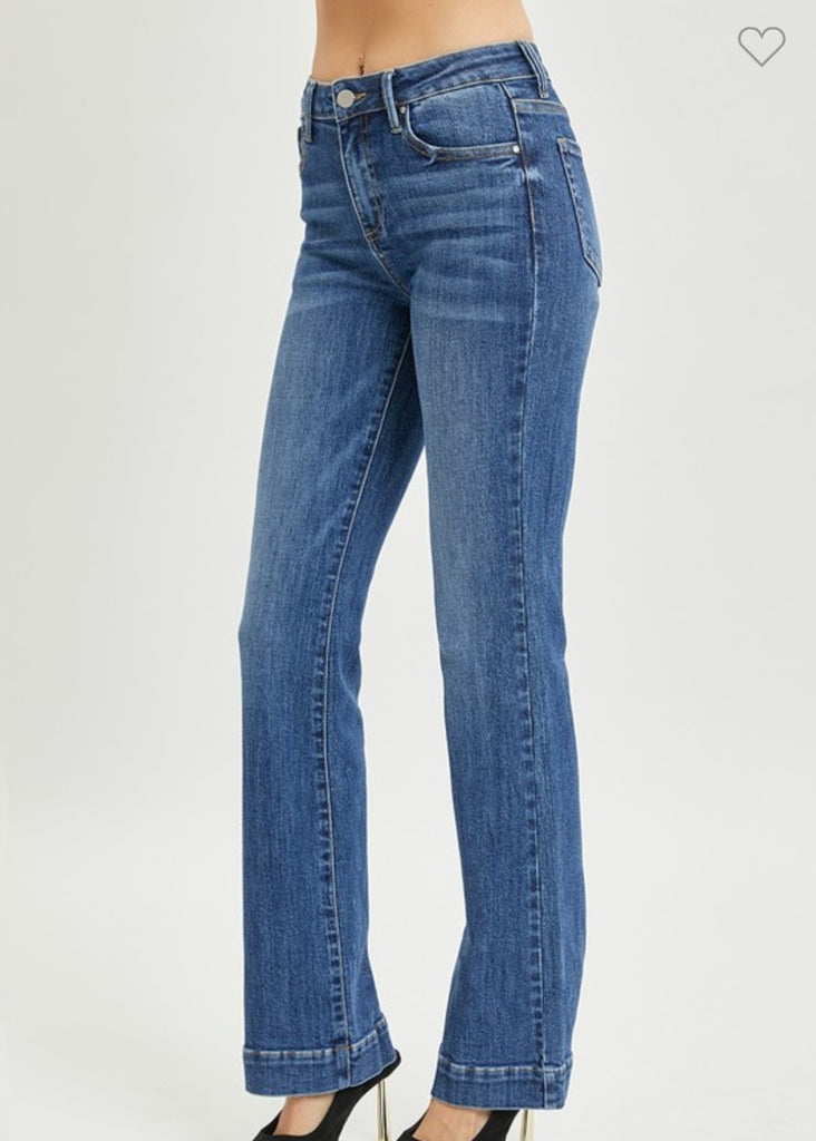 Risen Mid Rise Bootcut Jeans