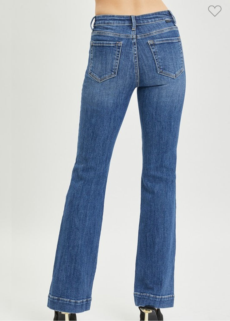 Risen Mid Rise Bootcut Jeans