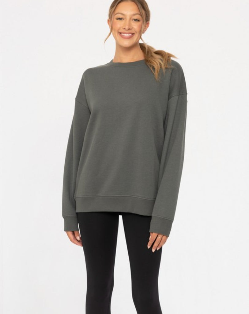 Mono B Oversized Fleece Sweatshirt